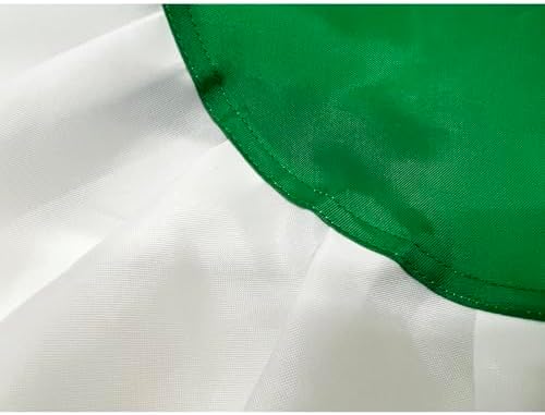 SYII Irish Bunting Flag 3x6 FT, Embroidered Shamrock Ireland Bunting flags, 210D Polyester Saint Patrick's Day Banner, Outdoor Heavy Duty St Patrick's Day Bunting Flag, St. Patrick's Day Decorations - Image 4