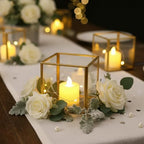 Sliner 6 Set Gold Votive Candle Holders Wedding Tables Centerpieces - Image 3