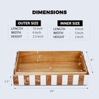 Handicrafts Home Decorative Storage Box 10x6 – Remote Organizer Box with Lid, Modern Decorative Keepsake Box, Boho Shelf Décor, Memory Box for Photos or Letters, Decorative Box for Table Décor - Image 2