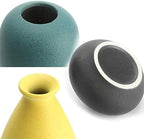 Small Ceramic Vase Decorative, Set of 4 Flower Bud Vases - Image 6