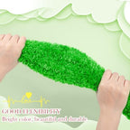 Teenyyou 24 Pcs 30mm x 39.37 Inch Extra Thick Jumbo Pipe Cleaners Bulk DIY Valentine's Day Giant Fur Fluffy Pipe Cleaners Chenille Stems Craft Supplies for Gifts DIY Project(Green) - Image 6