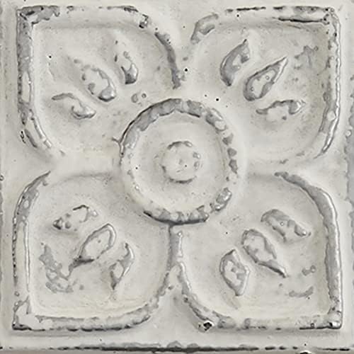 Park Designs Distressed Tile Napkin Ring Set of 4 - Image 3