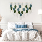 KHOYIME Large Macrame Wall Hanging Boho Home Decor Bohemian Leaves Tapestry - Image 4