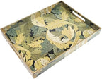 Spsyrine Plastic Serving Tray with Handles for Coffee Table, Acanthus by Spsyrine