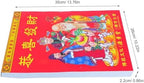 Lunar Calendar: 2027 Traditional Chinese Planner - Goat Year Hanging Lunar Calendar - Monthly Wall Decoration for Family Living Room Or Office Use 35x26cm/13.78x10.24 inch - Image 2