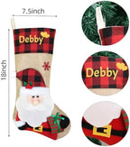 Personalized Christmas Stockings,Custom Christmas Stocking for Family(8pcs) - Image 2