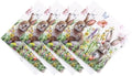 Bunny Blossom Easter Napkins, Set of 4, Multicolor - 17"W x 17"L by ElreneHomeFashions