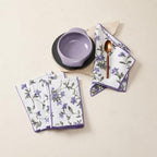 100% Cotton Printed Cloth Napkins Set of 6, 18x18 Inch Reusable Dinner Napkins, Soft Washable Floral Table Napkins for Dining, Parties & Hosting - Lavender Vine - Image 6