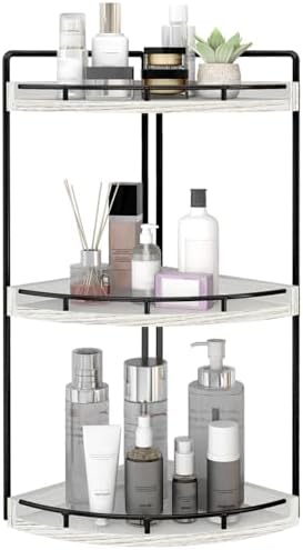 Dorhors Corner Bathroom Organizer Countertop,Vanity Counter Storage Shelf by Dorhors