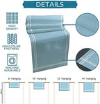 Smile Sunflower Baby Blue Table Runner, Burlap Table Runners 120 inches Long,Farmhouse Style Solid Color Table Runner for Wedding Holiday Party Dinner,Dresser Scarf Decor - Image 7