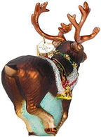Old World Christmas Ornaments Reindeer Glass Blown Ornaments for Christmas Tree - Image 2