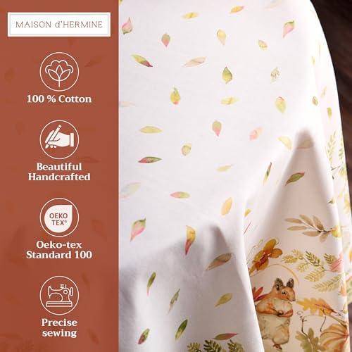 Maison d' Hermine Table Cloth Round Table Reusable 100% Cotton 69" Diameter - Image 2