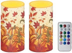 Thanksgiving Flickering Flameless Candles with 4/8 Hour Timer - Image 2