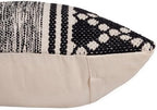 · REDEARTH · Textured Handwoven Throw Pillow Cases - Mosaic Trellis Black - Image 5