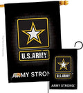 Breeze Decor U.S. Army Garden House Flag - Set Armed Forces Rangers United State American Military Veteran Retire Official - Decoration Banner Small Yard Gift Double-Sided Imported 28 X 40 by Breeze+Decor