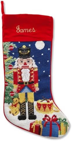 Lillian Vernon Personalized Heirloom Needlepoint Stocking by LillianVernon