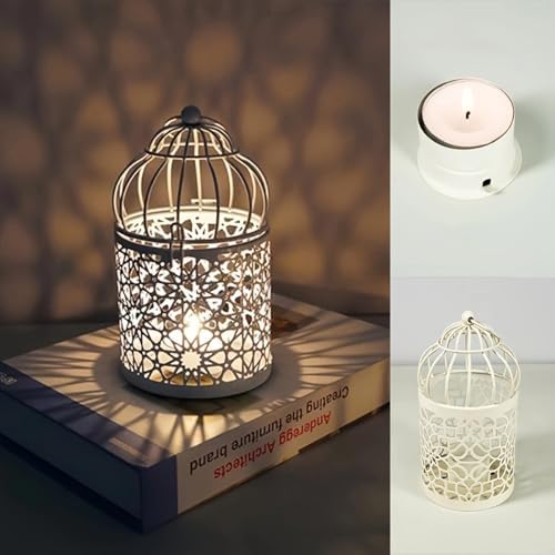 3PCS Iron Birdcage Candle Holder Decorative for Weddings Home Vintage Detachable Centerpieces Tables Hanging Outdoor Indoor Courtyard - Image 3