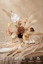 Ling's moment Artificial Wedding Fall Flowers Deluxe Combo, Boho & Sepia - Image 2