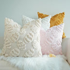 JOJUSIS Decorative Pillow Covers Pack of 4 Throw Pillowcases Faux Fur Couch Cushion Easter Egg 24 x 24 Inch by JOJUSIS