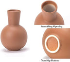 Ceramic Vase Home Decor Small Flowers Vase Set of 4 Living Room Decoration Bookshelf Bedroom Office Kitchen Dining Table Modern Farmhouse - Image 4