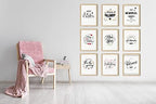Haus and Hues Set of 9 Interchangeable Home Sign, Easter House Decor, Easter Wall Art, Spring Wall Decor Interchangeable Holiday Options, Interchangeable Holiday Decor (12x16, Unframed) - Image 6