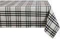DII Home Sweet Farmhouse Plaid Tabletop Collection, Tablecloth, 60x120, Black by DII
