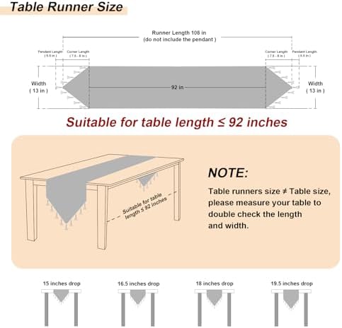 Loom and Mill Luxury Damask Patchwork Table Runner 108 Inches Long, Blue - Image 2