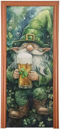Gnome Beer St Patrick's Day Door Cover Decoration, Party Accessory Porch Decor for Festive Ornament Room Door Covers 35 x 79 Inch by Unknown
