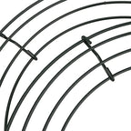 JAPCHET 20 Pack 10 Inch Round Wire Wreath Frames, Metal Floral Wreath Frame, Metal Wreath Rings for Christmas New Year Party Home Decor DIY Crafts Supplies, Dark Green - Image 3
