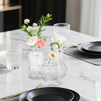 32 PCS Clear Glass Bud Vases Set,Small Flower Arrangement Vase,Vintage Crystal Glass Design,Wedding,Party Decoration,Home Flower Arrangement (32) - Image 7