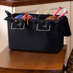 Sheffield Ammo Box Made in USA, Stackable Lockable Ammo Storage Box, Black - Image 3
