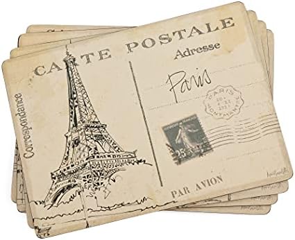 Pimpernel Postcard Sketches Placemats - Set of 4 by Portmeirion