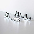iwa concept Bismillah Alhamdulillah Mashallah Islamic Home Decor | Table Decors | Ramadan Decoration | Eid Decor | Home Art | Muslim Gift | (Bismillah-Mashallah, Silver) by iwaconcept