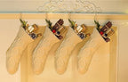 Fesciory Christmas Stockings 6 Pack, 14 Inch Cable Knit Xmas Decor - Image 5