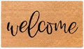 THEODORE MAGNUS Welcome Doormat | Aesthetic Script for Front Door Entrance - 17x30 by TheodoreMagnus