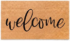 THEODORE MAGNUS Welcome Doormat | Aesthetic Script for Front Door Entrance - 17x30 by TheodoreMagnus