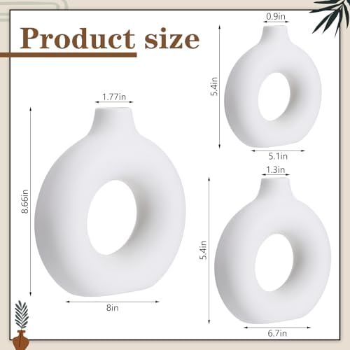 Reallnaive 8 Pcs Rustic Vase Centerpieces, with God All Things are Possible - Image 2
