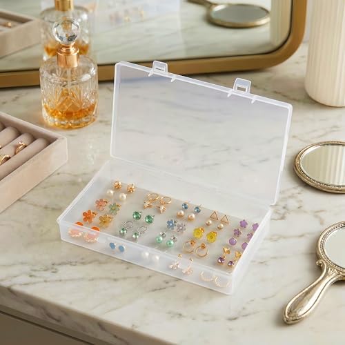 LJY 12 Clear Rectangular Plastic Boxes, 6.1 x 3.3 x 1.2 in for Sewing - Image 6