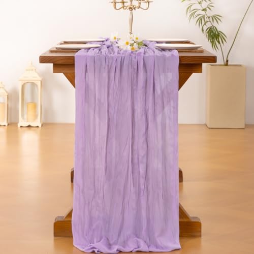 10 Pack Cheesecloth Table Runner Fall Boho Gauze Wedding Party Home Decor - Image 4