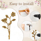 4 Pack Vintage Bird Hooks for Wall Decorative Hooks,5.5 to 6.1 in - Image 3