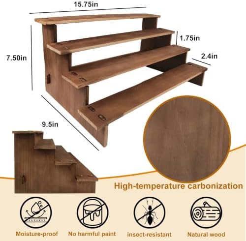 2PCS Cupcake Display Stand - 30s Quick Assembly, Easy Carry&Store - Image 4