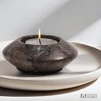 Tea Light Candle Holders Set of 3 – Handcrafted Natural Marble Tealight & Votive Holders in Graduated Sizes (4", 3.5", 3"), Decorative Stone Candle Holders for Home Décor & Table Centerpieces - Image 7