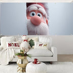 Christmas Garage Door Banner 7x16FT, Santa Claus Peeking Through Wall, Large Outdoor Xmas Garage Door Cover, Decoration for Driveways, Holiday Parties and Winter Wonderland - Image 5