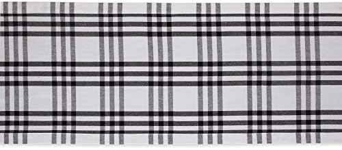 DII Home Sweet Farmhouse Table Top Collection Stylish Décor for Family Dinners, Dinner Parties, Weddings & Everyday Use, Table Runner, 14 x 108, Black Plaid - Image 2
