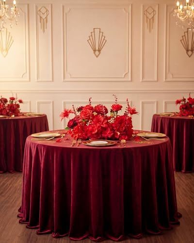 18inch Aisle Flower Garland Centerpieces, Red Rose and Peony - Image 6