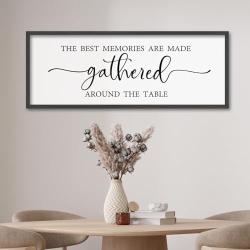 The Best Memories Are Made Gathered Around the Table Dining Room Wall Decor by Unknown