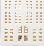 DN DECONATION Light Up Christmas Village House, White Ceramic House Decor - Image 7