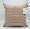 Decorative Pillow Cover French Country Pillow Cover Cottage Decor Floral Block Print, Farmhouse Decorative Cushion Cover, Spring Pillow Cover Line and Loop (Pastel Pink) by LineandLoop