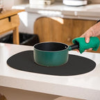Oval Cotton Rope Placemat Set (7, Black) - Image 5