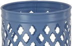 Lantern Candleholder, Ice Melt Blue, Modern Design and Finish, 12 Inches - Image 3
